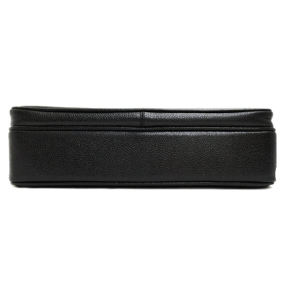 Chanel Black Leather with Gold Accent Chain Bag - Picture 4 of 9